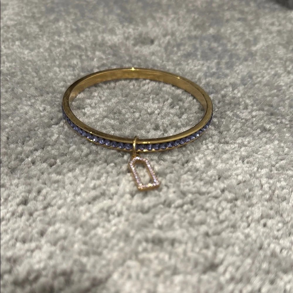 Coach bangle Elegant Gold and Purple Bracelet - Picture 3 of 4